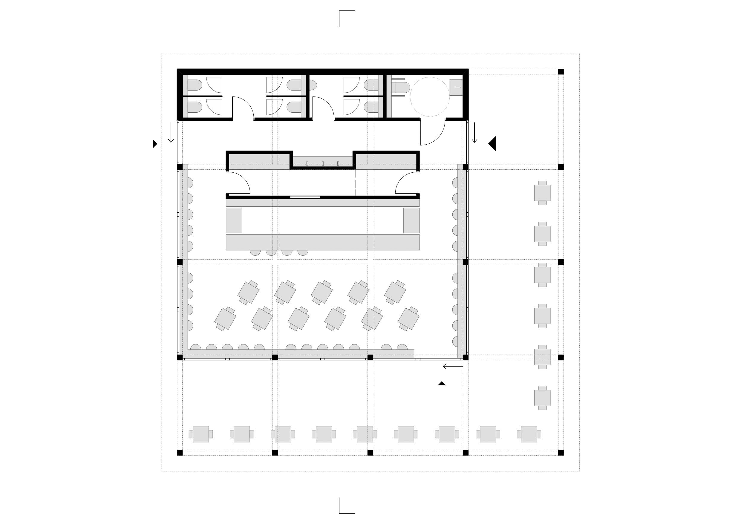 KUBIK Architektur - Studio für Architektur Berlin - architecture - Projekt - Kultur - Cafe - Grundriss