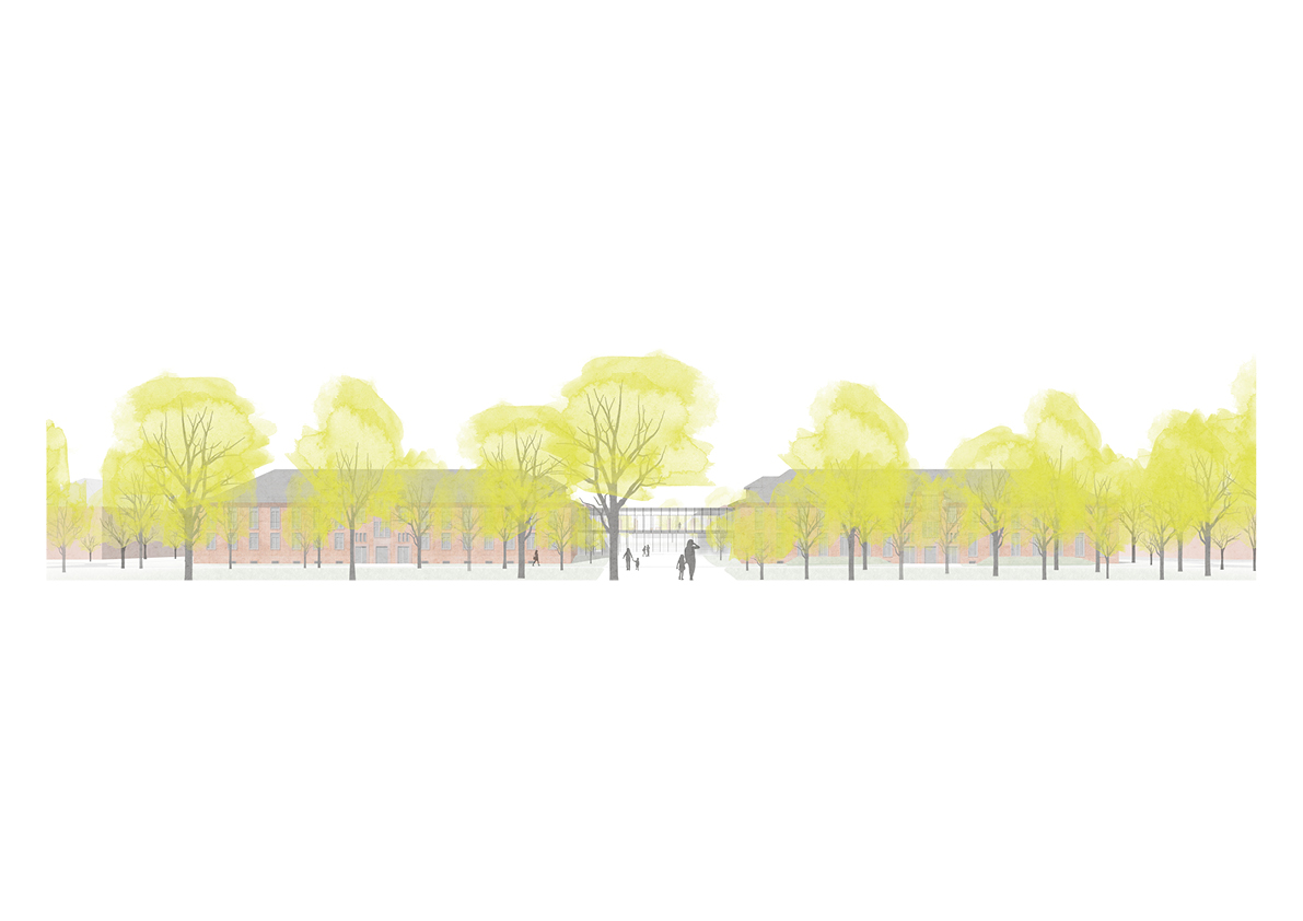 STUDIOKUBIK_architektur-architecture-berlin-Grundschule-Kindergarten-Hort-Krampnitz_Ansicht