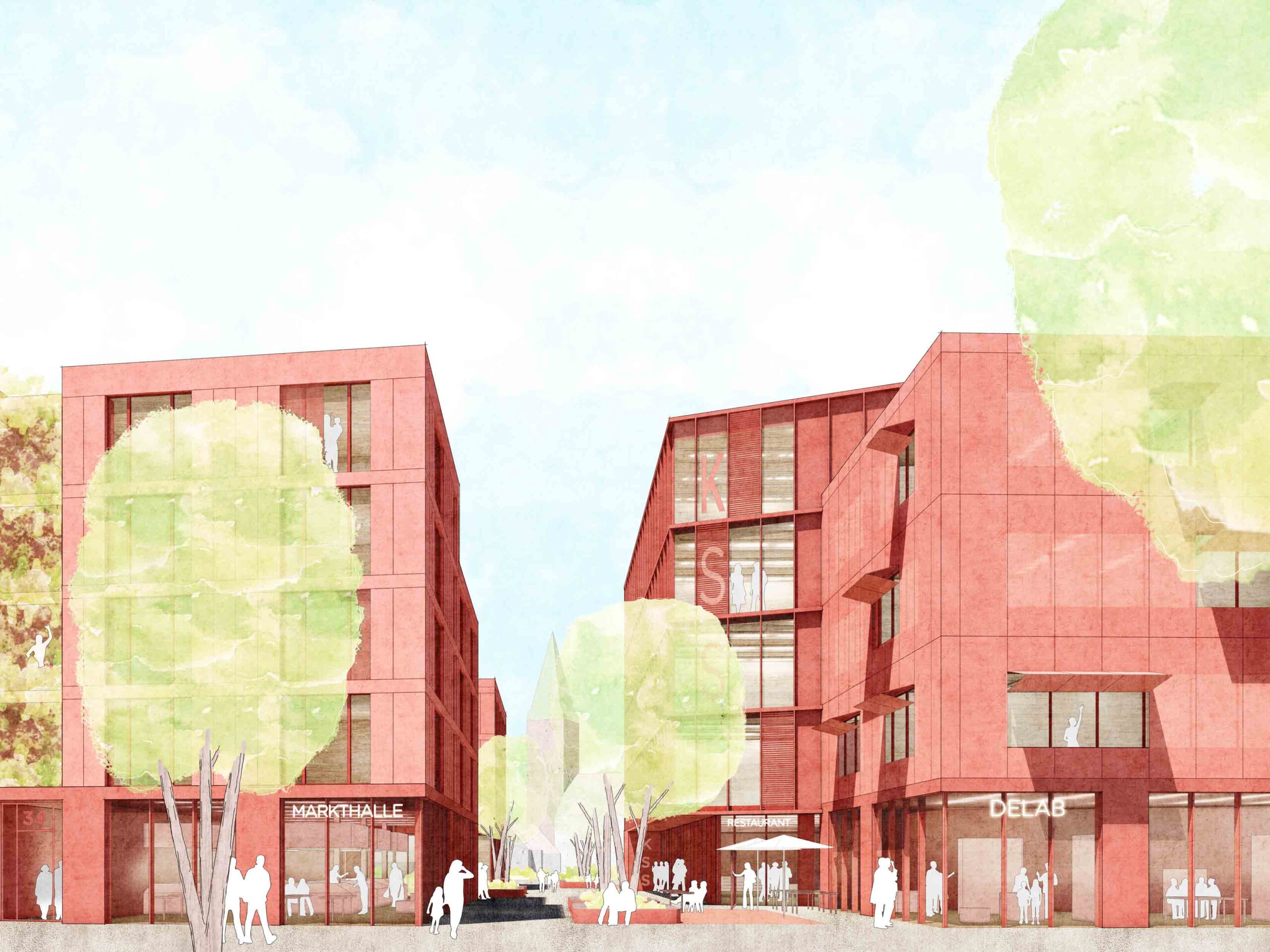 STUDIOKUBIK-architektur-architecture-berlin-berufsschule-Kerschensteiner-Schule-delmenhorst-perspektive-gasse